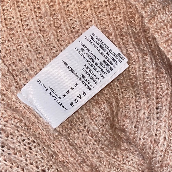 🦅 American Eagle Light Pink Knitted Sweater - Picture 5 of 6